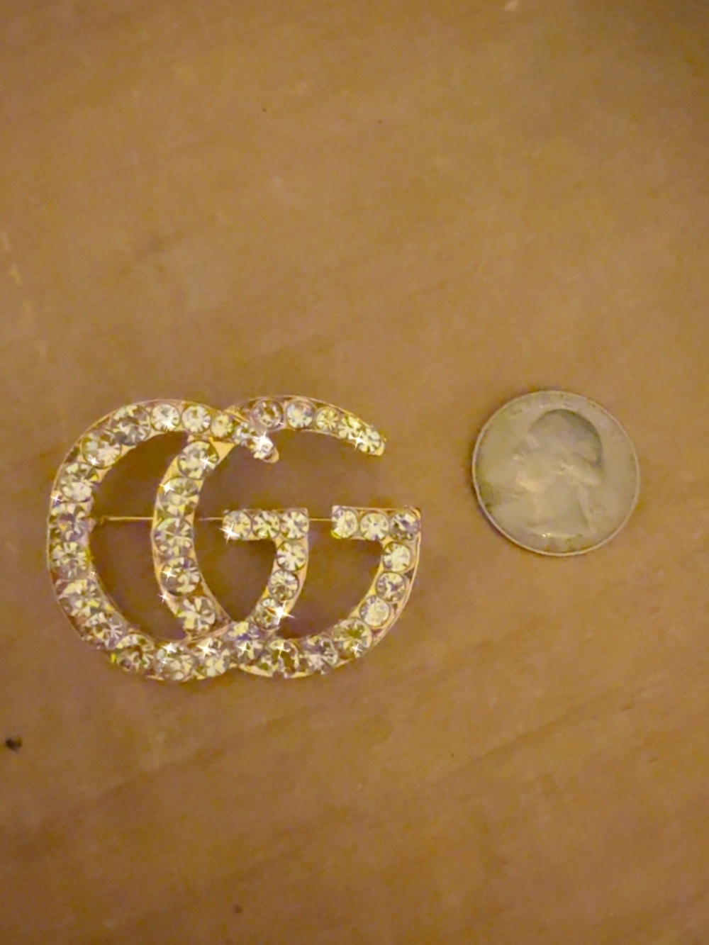 Double G brooch - Picture 2 of 3